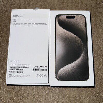 2 OEM Empty Box for iPhone 15 PRO