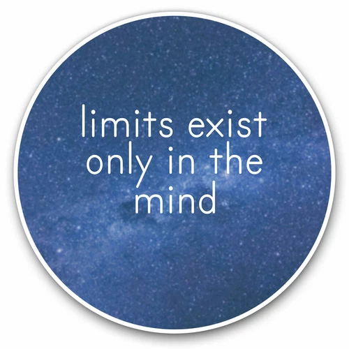 2 x Vinyl Stickers 20cm - Motivate Quote Inspiration​ Space Cool Gift #14357