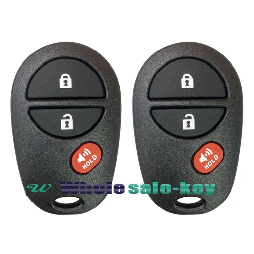 2 Keyless Entry Remote Control Replacement for Tundra Tacoma Sequoia GQ43VT20T