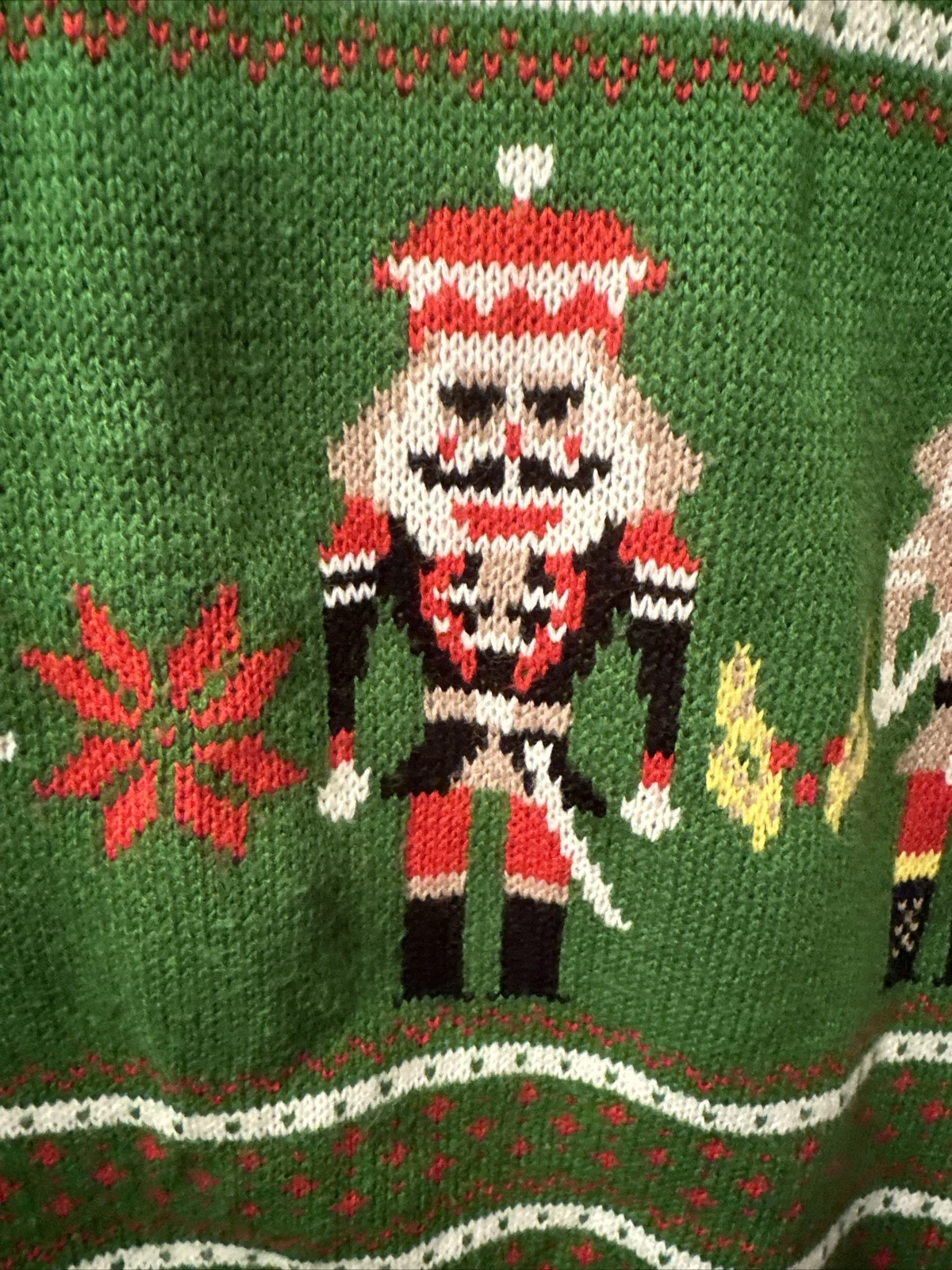 MY Xmas PARTY Nutcracker Unisex Women Men Pullover Sweater Acrylic Ugly Mediuim