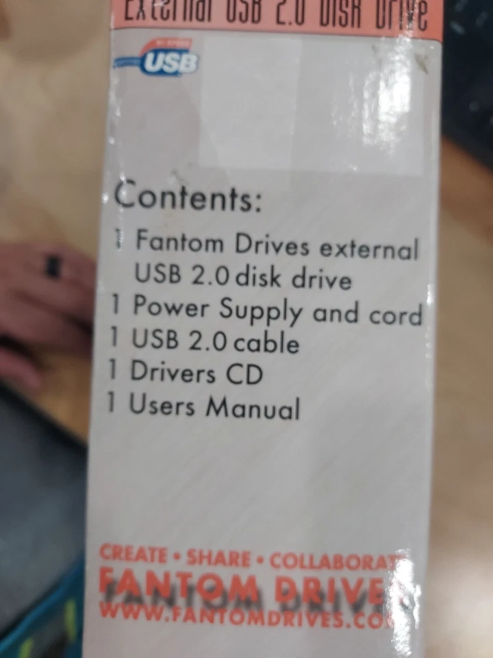 FANTOM DRIVES TITANIUM-External USB 2.0 HARD DRIVE.(new) - Image 4 of 4