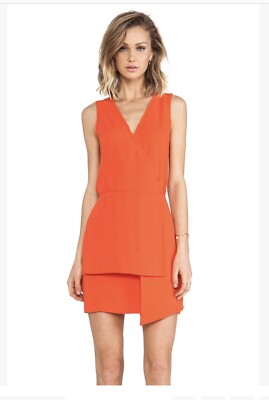 tibi orange dress Italian Sporty Nylon Sleeveless Balloon Dress Tibi Official