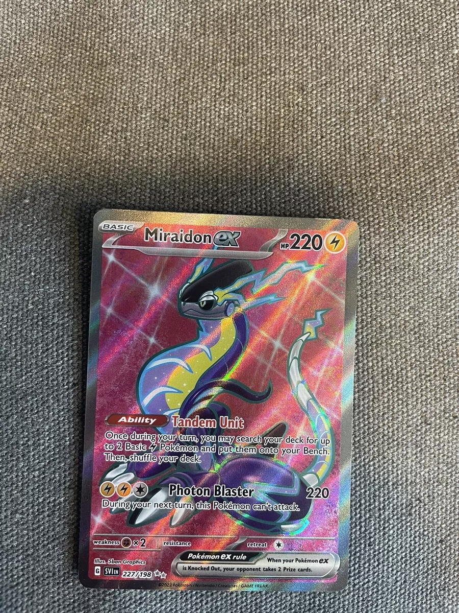 Pokemon Card Miraidon EX Scarlet&Violet 227/198