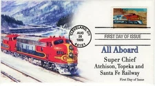 AO 3337, 1999, All Aboard, First Day Cover, Add-on Cachet,  Standard Cancel,