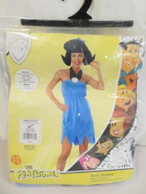 Rubies Costume Co. Womens Betty Rubble Costume, Black/Blue, One Size