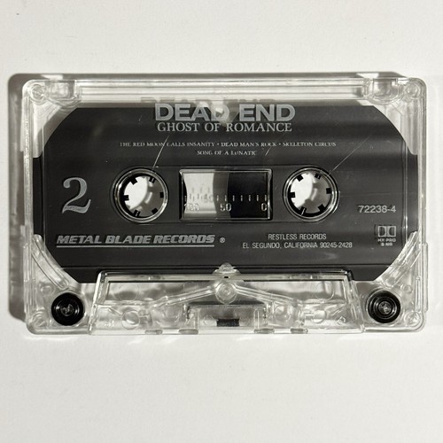 Dead End Ghost Of Romance Cassette Tape Album 1987 Metal Blade Records USA OOP - Picture 4 of 5