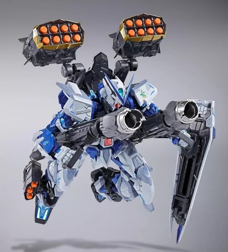 BANDAI METAL BUILD GUNDAM SEED ASTRAY BLUE FRAME FULL WEAPONS Action Figure - Picture 8 of 9