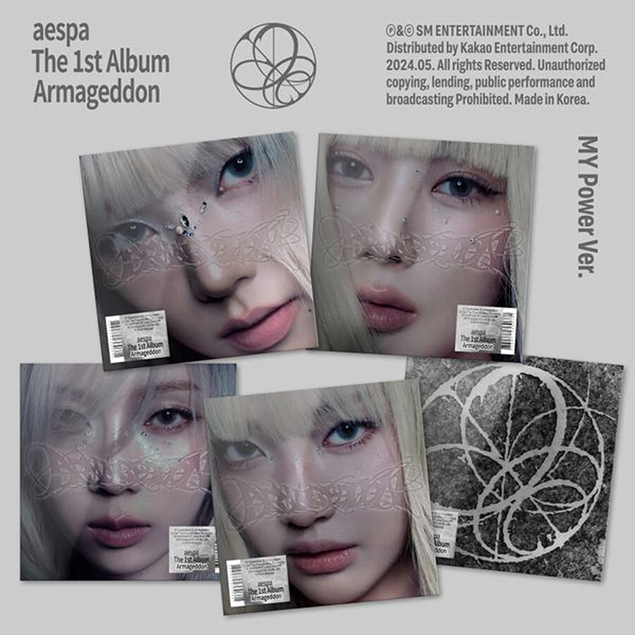 AESPA [ARMAGEDDON] The 1st Album MY POWER Ver/CD+Photo Book+2 Card