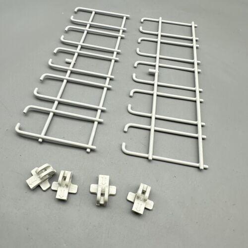 Miele G5715 G5775 DISHWASHER Lower 2x cup Rack Shelf Holder Clip Metal Bracket