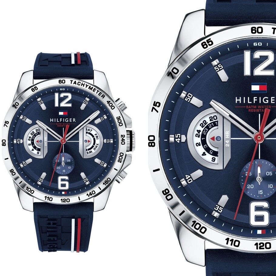 TOMMY HILFIGER Herrenuhr 1791476 Decker Cool Sport Multifunktion Ø 46mm, NEUOVP