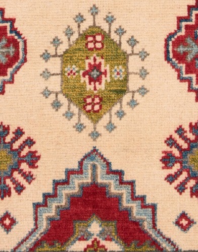 Kazak Handgeknüpfter Orientteppich 124x84 cm - Neu, Fein, Carpet, Rug, Beige - Bild 9 von 10