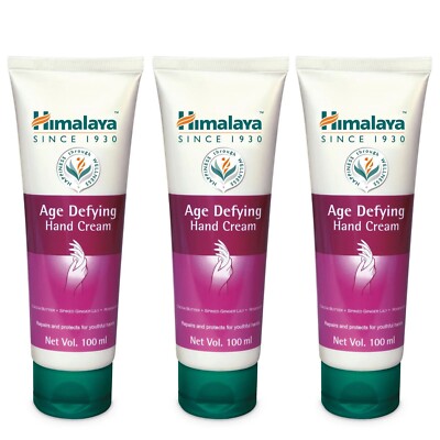 Himalaya s Age Defying Hand Cream (Pack of 3) 100 ML Each Younger Looking Hands