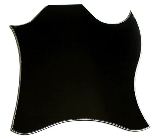 For US Gibson SG Standard Blank No Holes Style Guitar Pickguard 4 Ply Black