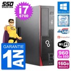 PC Fujitsu Esprimo D556 DT Intel Core i7-6700 RAM 16Go SSD 960Go Windows 10 Wifi