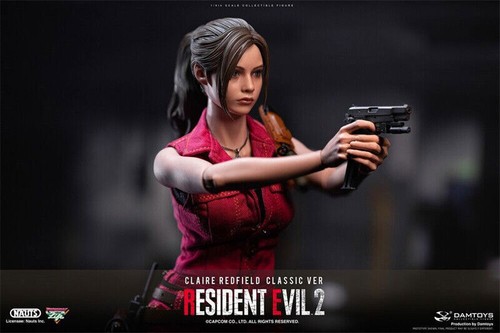 DAMTOYS DMS038 1/6 Resident Evil 2 Claire Redfield Classic Ver. 12'' Figure - Picture 7 of 13