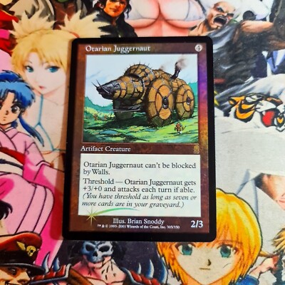 MTG Otarian Juggernaut Rare Foil   Nm Magic the Gathering Odyssey 2001