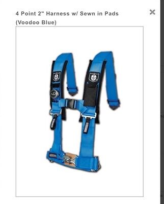 Pro Armor A114220VB Voodoo Blue 4-Point Harness 2 Straps