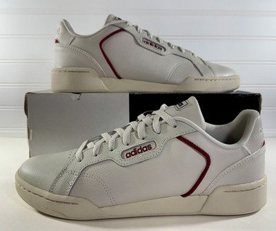 Adidas Roguera Sneaker Raw White with Active Maroon Mens 9.5 Women s 10.5