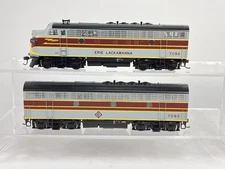 NIB Athearn Genesis HO Erie Lackawanna F-3 AB Set 7094-7092 Phase  4 DC Powered