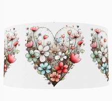 1.5" 1 yard Boho flower wildflower daisy heart Grosgrain Ribbon 1296675