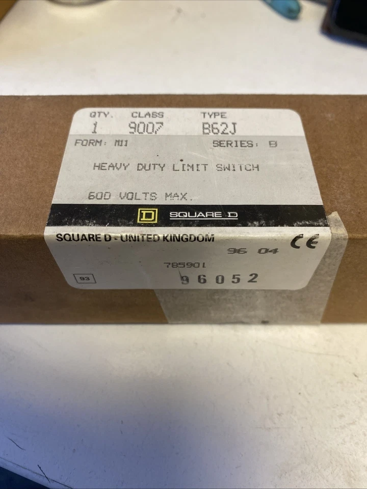 Square D 9007-B62J Endschalter / Limit Switch – Wobble Stick – NEU & OVP - Bild 3 von 4