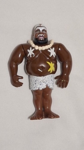 WWF WWE Hasbro 1993 series 7 Kamala yellow card mi...
