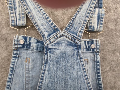 Jordache Denim Girls Jeans Overalls M7/8 Wide Leg - Picture 13 of 17