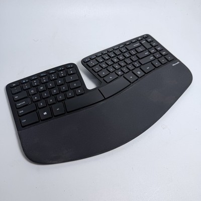 Microsoft 1559 Sculpt Ergonomic Wireless Keyboard Black No Dongle 