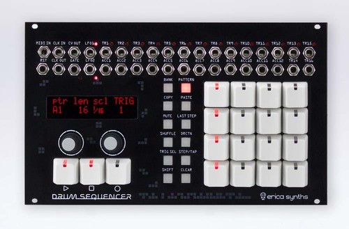 ERICA SYNTHS DRUM SEQUENCER : NEW : [DETROIT MODULAR]