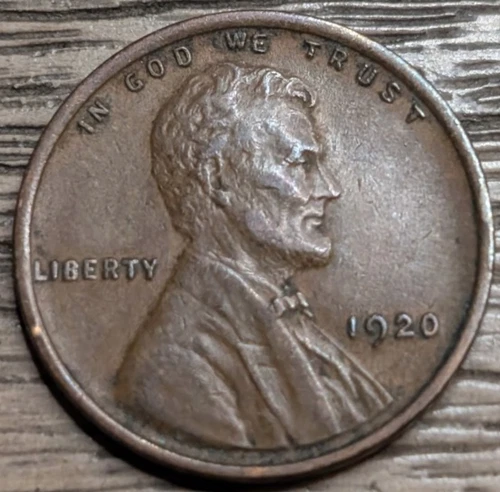1920 Lincoln Wheat Cent - AU