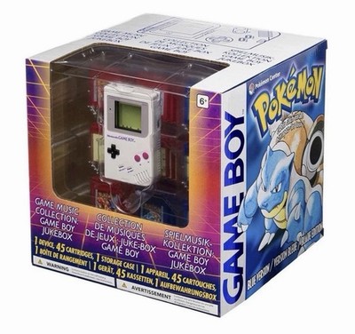 Pokemon Red and Pokemon Blue game music collection: Gameboy Jukebox- IN HAND 