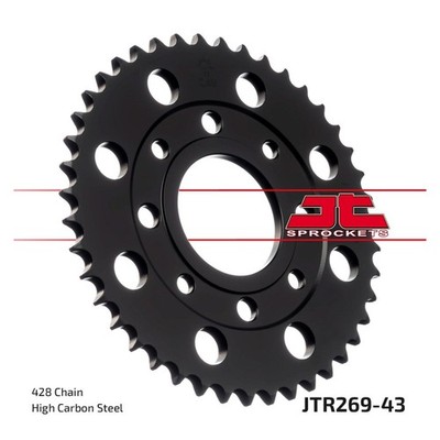 Kettenrad 43 Zähne für Kymco Zing 125 Baujahr 1997-2001 von jt-Sprockets - Neu