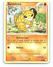 Sandshrew 79/123 Common HeartGold & SoulSilver Pokemon Near Mint on eBay