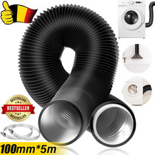 Alu-Flexschlauch Aluflexrohr 5m Ø 100mm Abluftschlauch Rohr Lüftungsschlauch Set