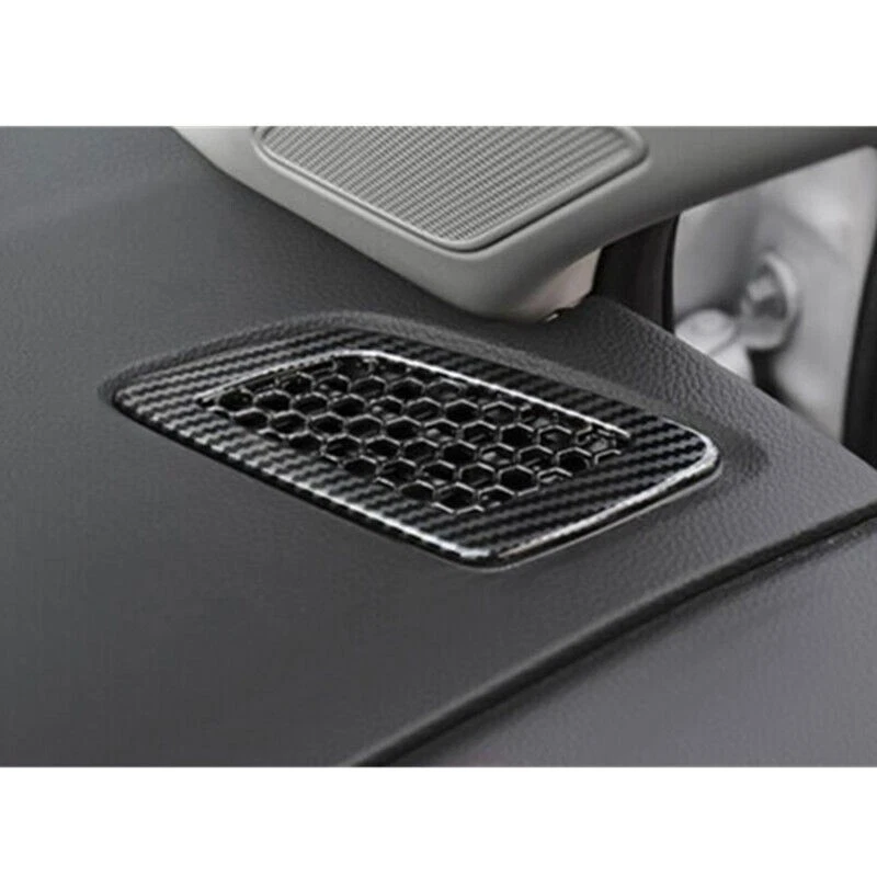 Painel de fibra de carbono saída de ar tampa de ventilação acabamento para Honda CR-V CRV 2023 2024 - Imagem 3 de 4