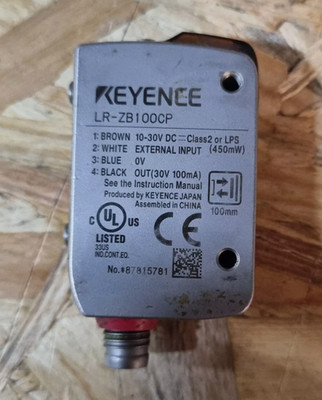 Keyence LR-ZB100CP, laser sensor LR-ZB100CP