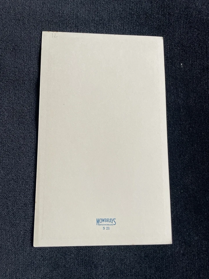 VINTAGE MOWBRAYS SAINTS CARD SAINT NICHOLAS FATHER CHRISTMAS SANTA - Image 3 of 4