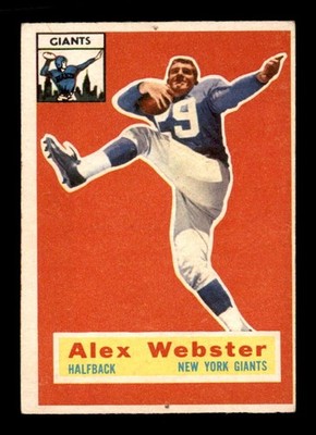 1956 Topps #5 Alex Webster RC POOR X3710486