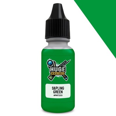 Huge Miniatures Acrylic Paint, Sapling Green Scale Modeling Color   17ml Bottle