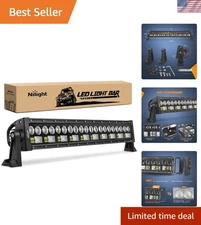 22-Inch 150W LED Light Bar - 15000LM 7D Flood Spot Combo Beam,  Waterproof