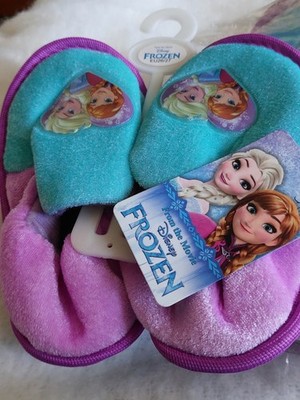 Kinder Mädchen Eiskönigin Frozen.Elsa Hausschuhe  26/27 