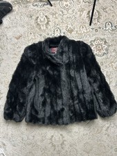 Vintage AVEC TU By GLENOIT Faux Fur Coat - Woman  s Size M EXCELLENT