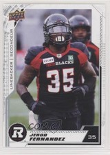 2020 Upper Deck CFL Blank Back Jerod Fernandez #66 x0m