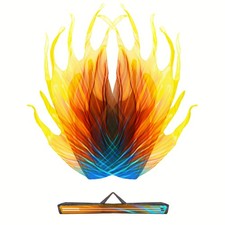 55'' Double Layered Worship Flags for Dance Church, Praise Dance Flags for Wo...