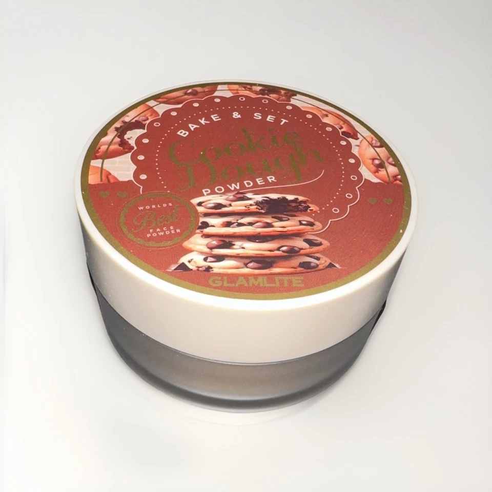 Glamlite Bake & Set Cookie Dough Powder 1.26oz Loose Setting Face Makeup Vegan - Image 2 of 4