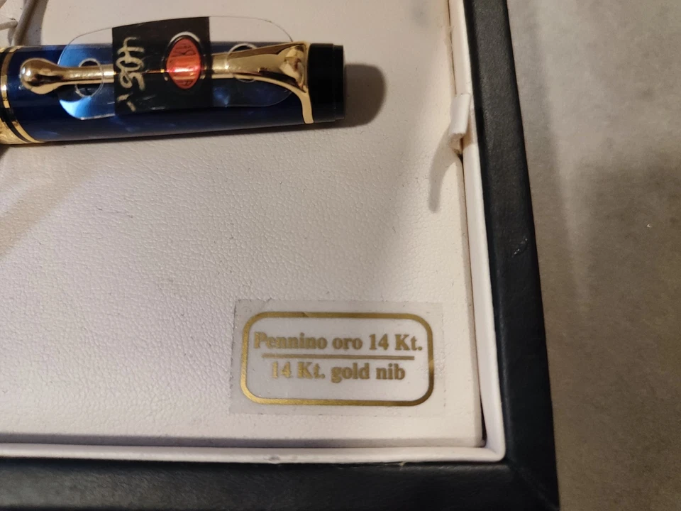 Aurora Kolbenfüllhalter Optima 996 / 14 kt. Goldfeder - Bild 4 von 4