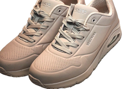 Skechers Lace Up Sneakers Uno Stand On Air Sand Womens size 7.5