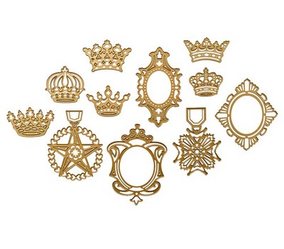 ANNA GRIFFIN CROWN CUT AND EMBOSS DIES AG-865H NEW HTF UNOPENED *SHIPS FREE*