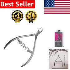 Professional Stainless Steel Cuticle Nippers with Angled Edges for Precision