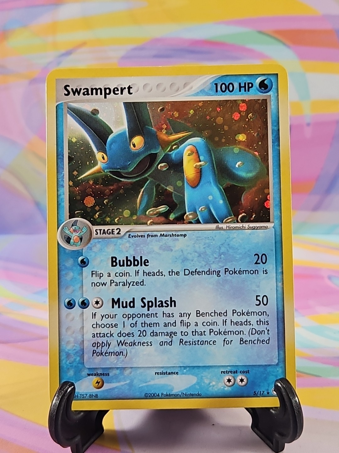 Pokemon TCG Pop Series Card | Swampert Holo 5/17 Rare